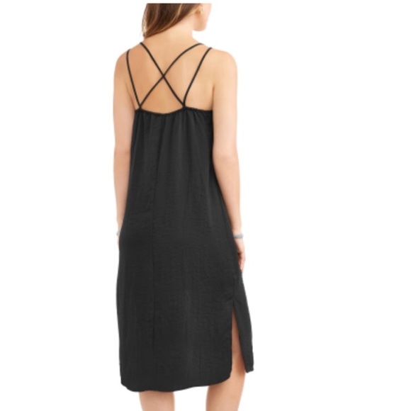 🎊SOLDOUT🎊BESTSELLER🖤🆕SelenaSatinMidiSlip Dress - Picture 5 of 8